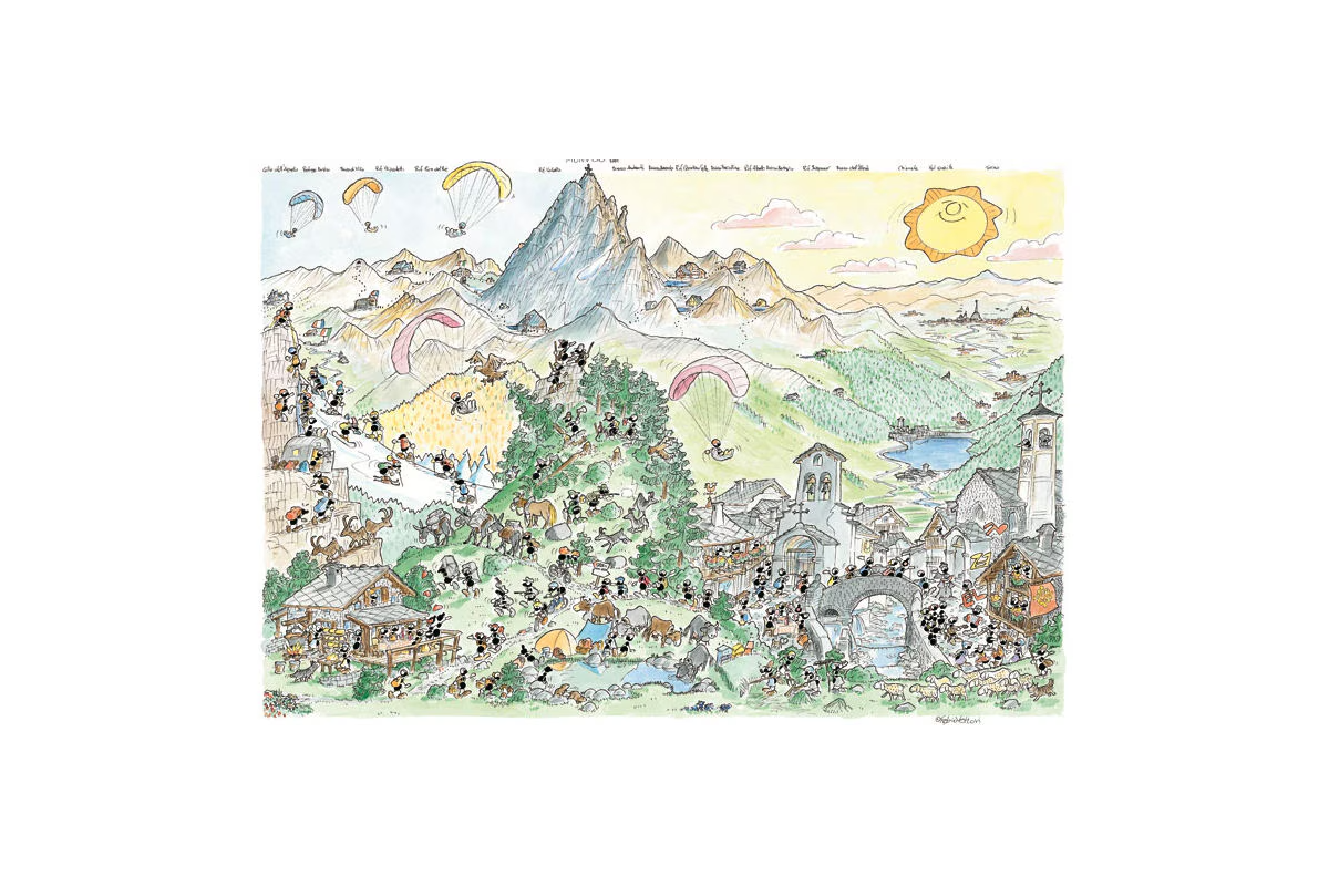 Puzzle delle Formiche - Montagne (1080 Pièces)