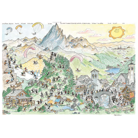 Puzzle delle Formiche - Montagne (1080 Pièces)