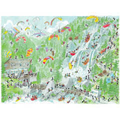 Puzzle delle Formiche - Cascata (1080 Pièces)