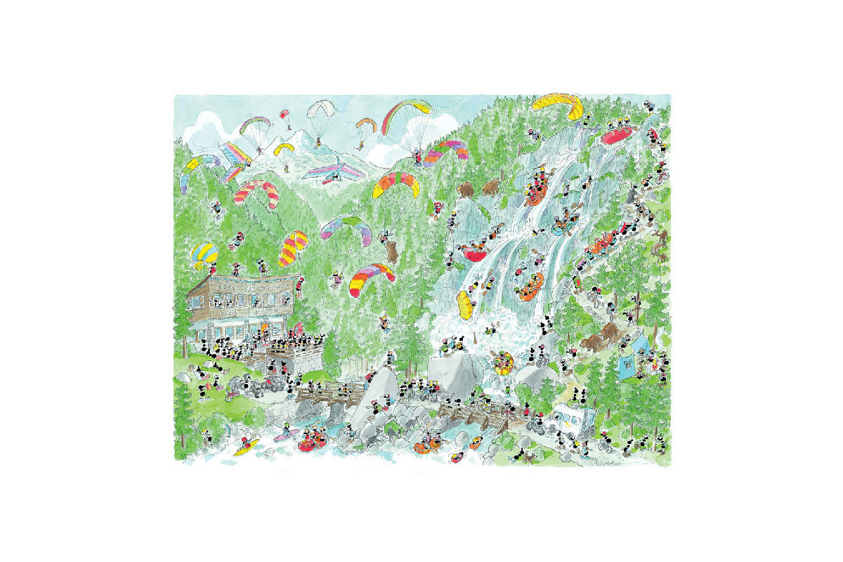 Puzzle delle Formiche - Cascata (1080 Pièces)