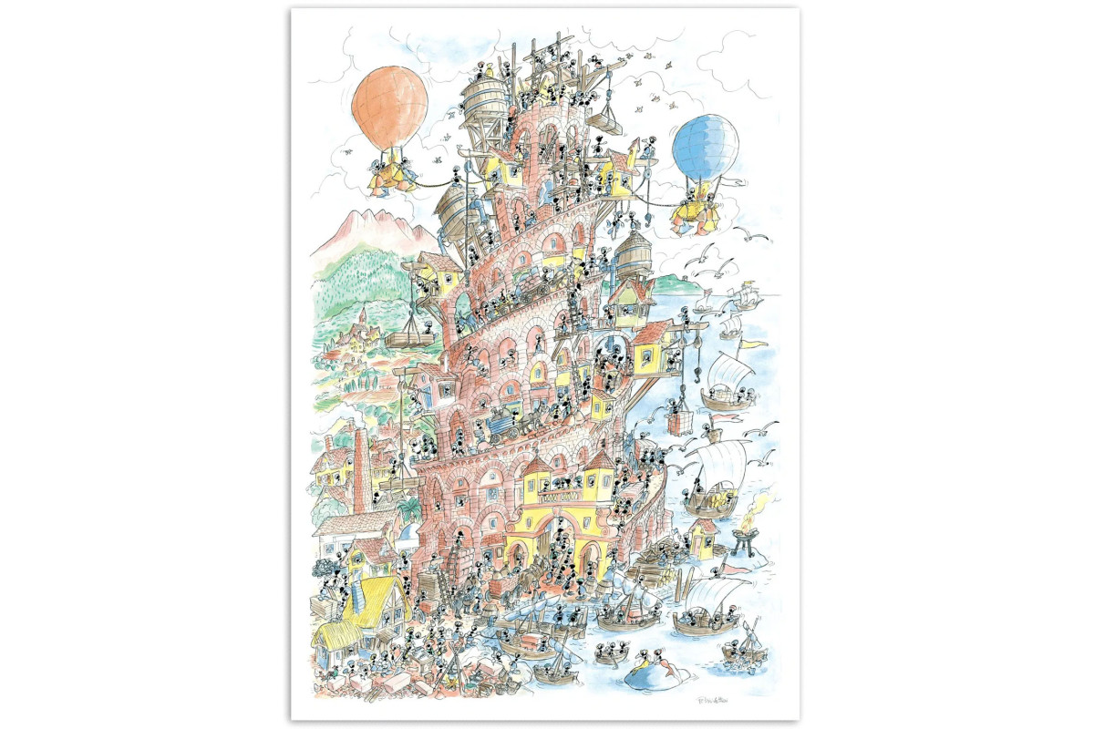 Puzzle delle Formiche - Tour de Babel (1080 Pièces)