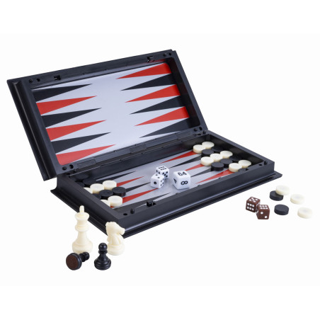 Echecs Backgammon magnétique 25cm