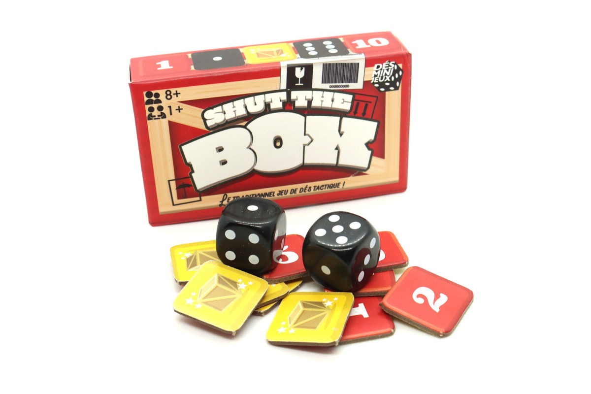 (occasion -50%) mini jeu de dés - Shut the Box