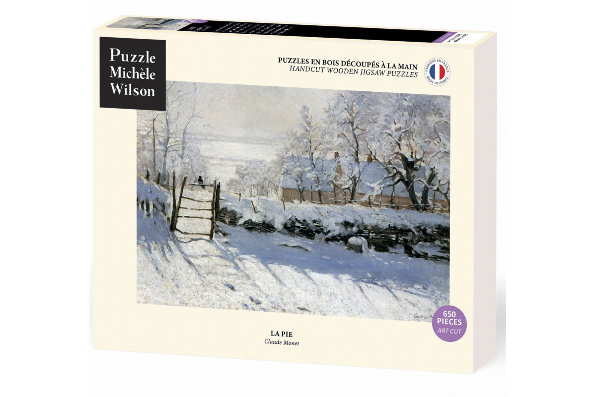 La pie - Monet - puzzle Michèle Wilson 650 pièces