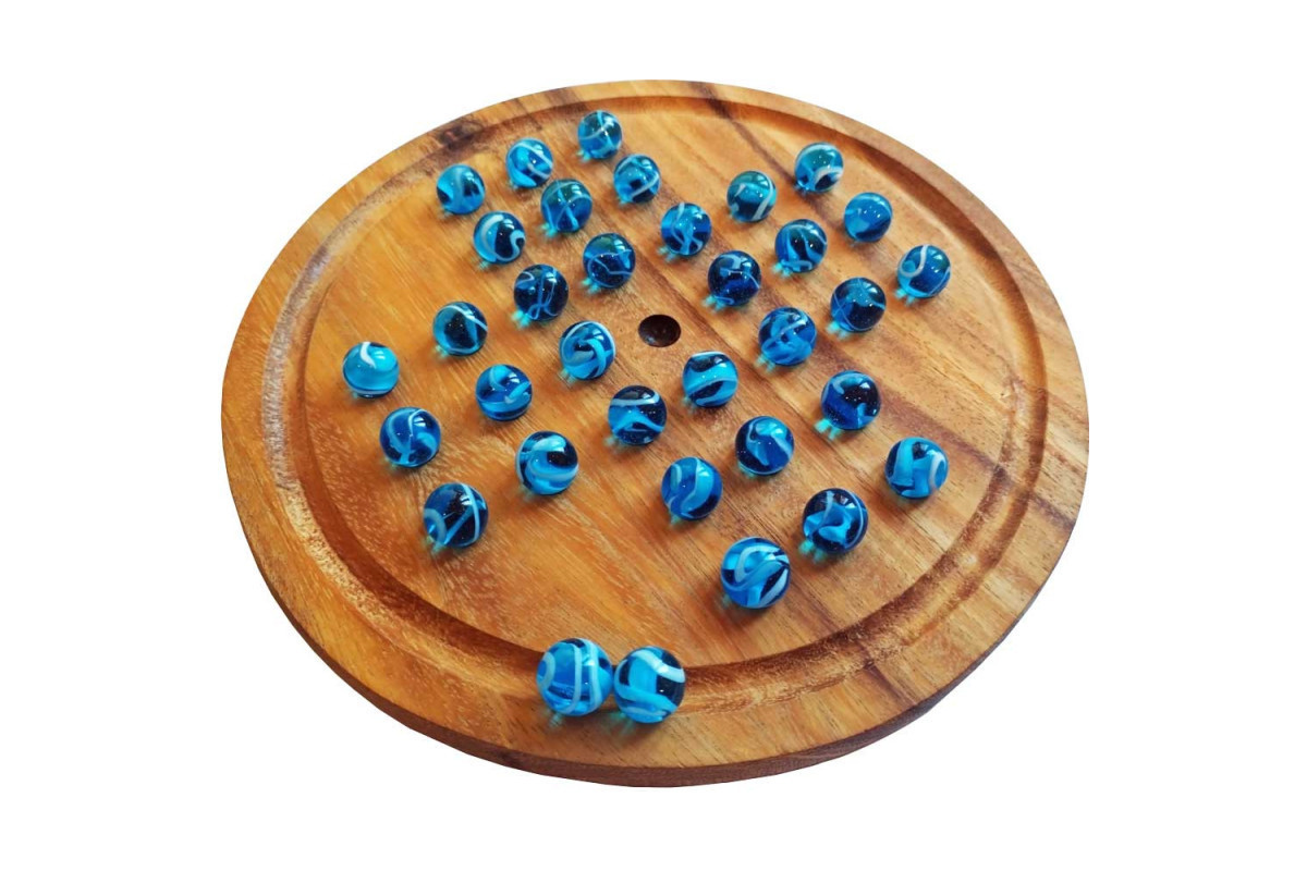 Solitaire acacia 26cm Billes en verre