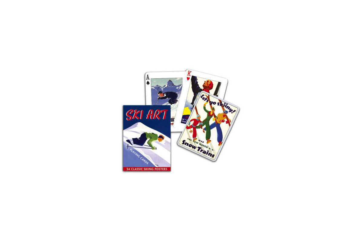 54 cartes Ski Art - Piatnik