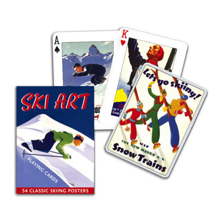54 cartes Ski Art - Piatnik