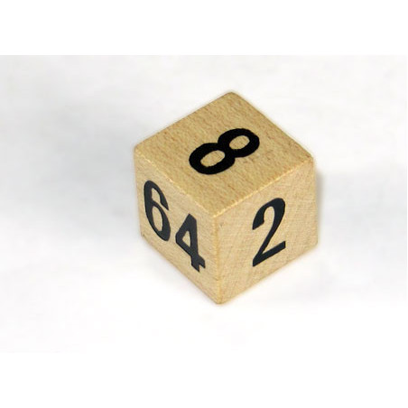 Dé doubleur en bois (dé videau)