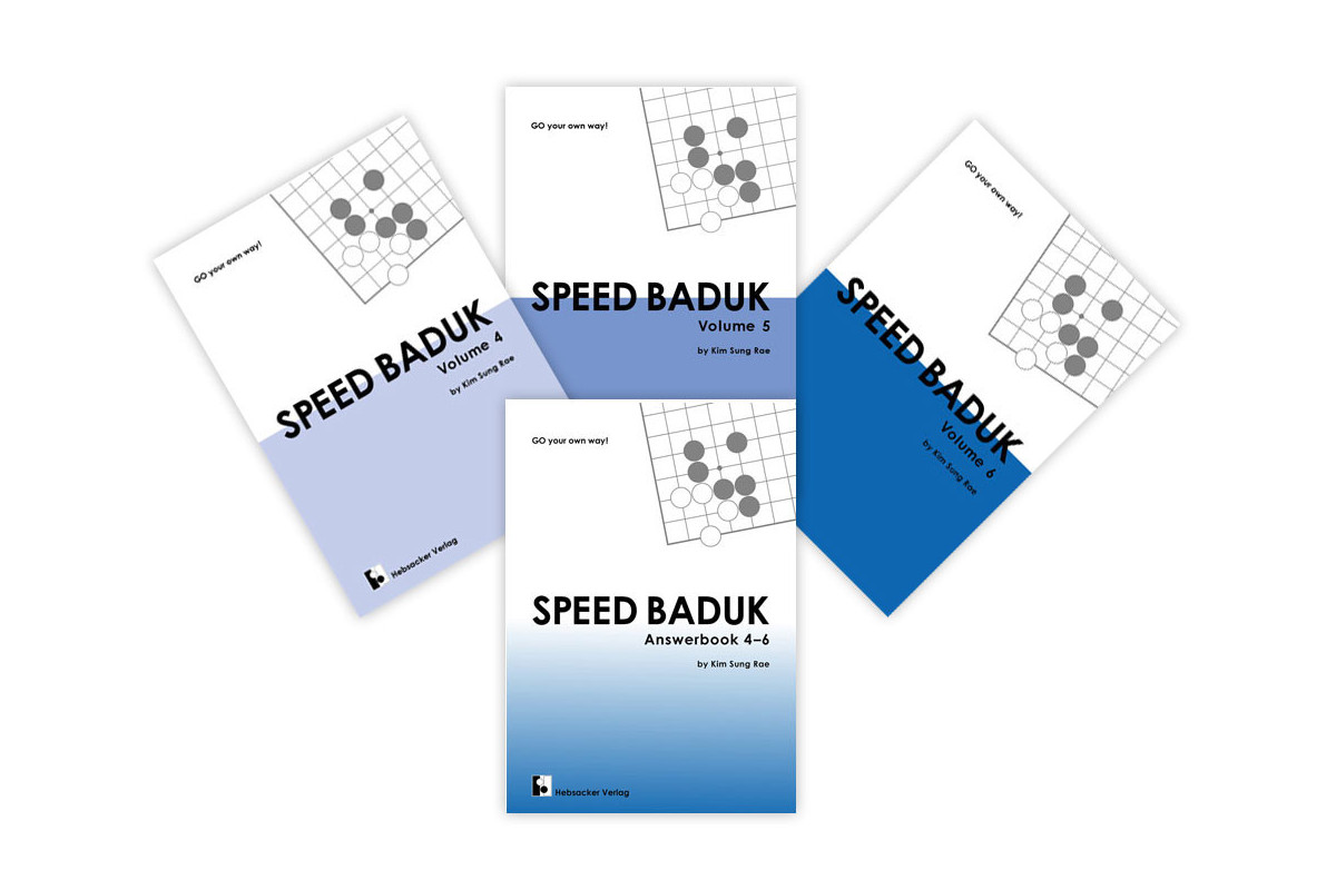 Speed Baduk vol 4,5,6 + answerbook (Kim Sung-Rae)