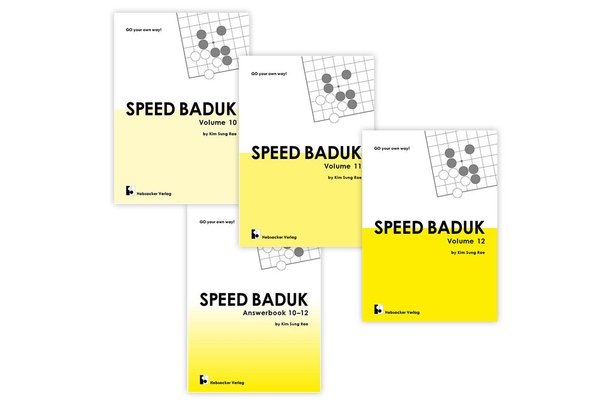 Speed Baduk vol 10,11,12 + answerbook (Kim Sung-Rae)