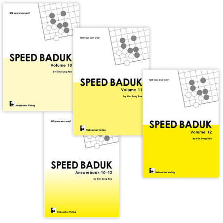 Speed Baduk vol 10,11,12 + answerbook (Kim Sung-Rae)