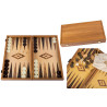 Backgammon aspect chêne 50cm