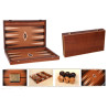 Backgammon en acajou 46cm