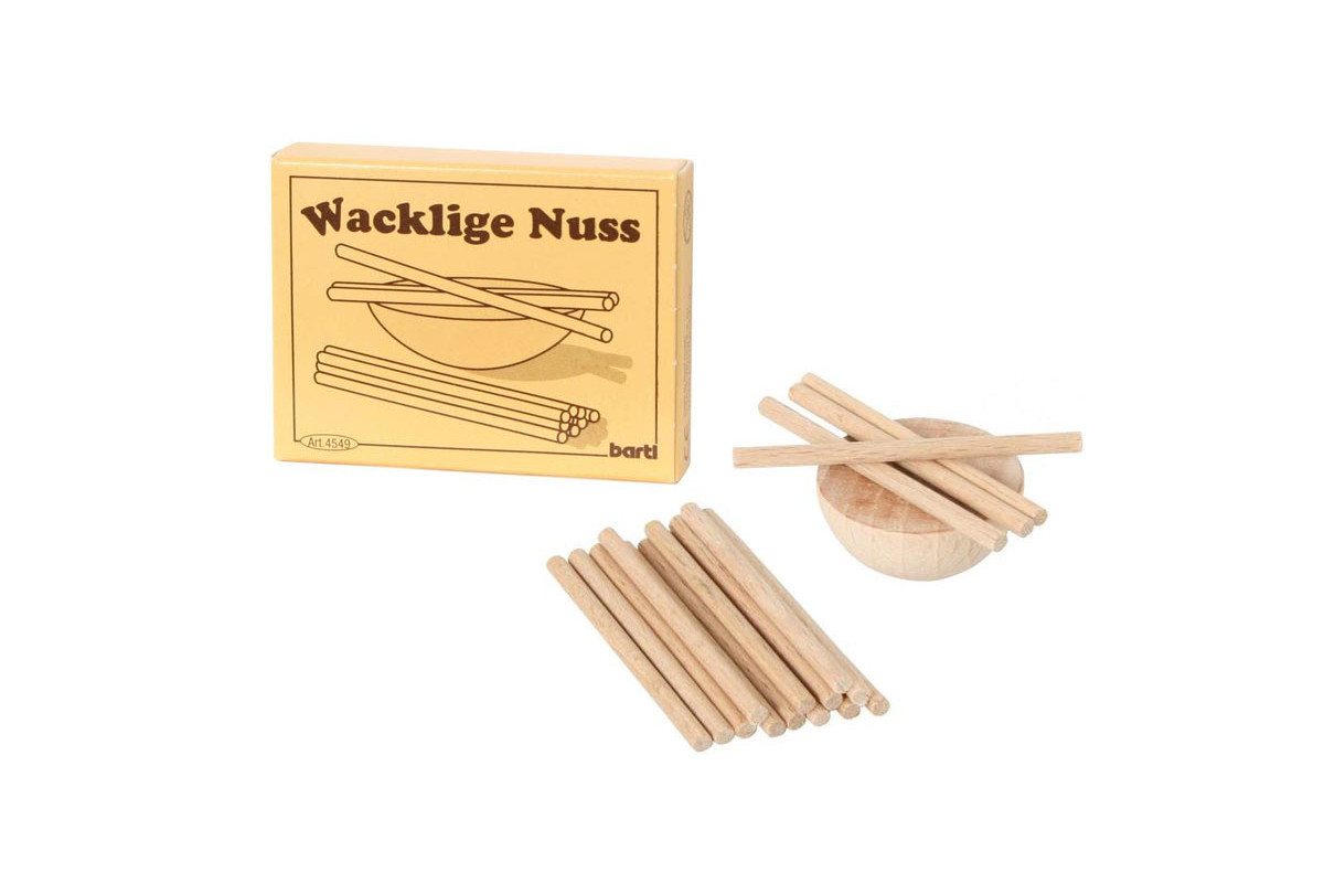 Mini jeu d'équilibre (Wacklige Nuss)