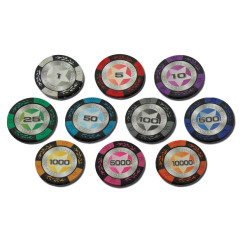 20 jetons crown valeur 5