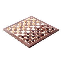 Jeu de Dames Noyer/Erable 29cm