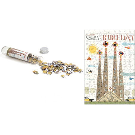 Micropuzzle Barcelona: Sagrada familia