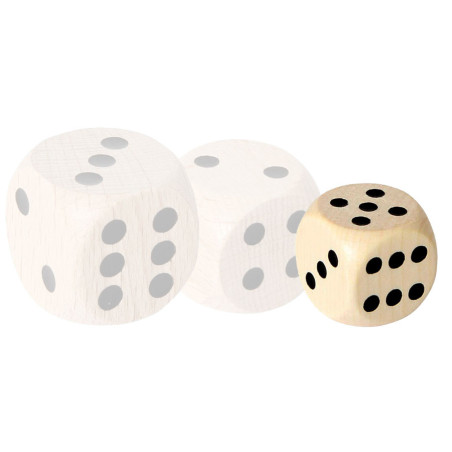 Dé bois 20mm (4+1)
