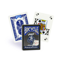 Cartes Bicycle PRO PokerPeek bleu