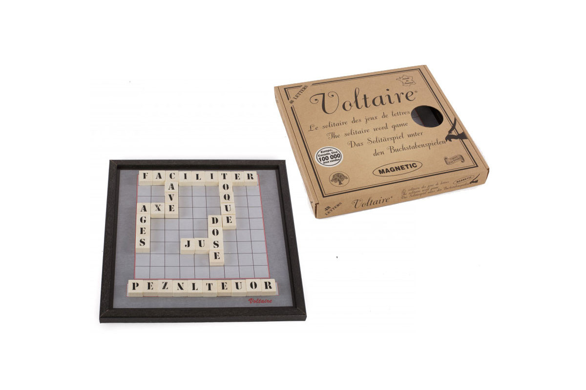 Voltaire, le solitaire des jeux de lettres (48 lettres)