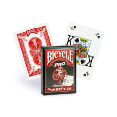 Cartes Bicycle PRO PokerPeek rouge