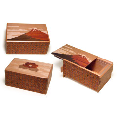 Boîte à secrets japonaise 5 sun 10 mouvements AKA FUJI