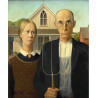 American Gothic - Grant Wood - puzzle Michèle Wilson 250 pièces
