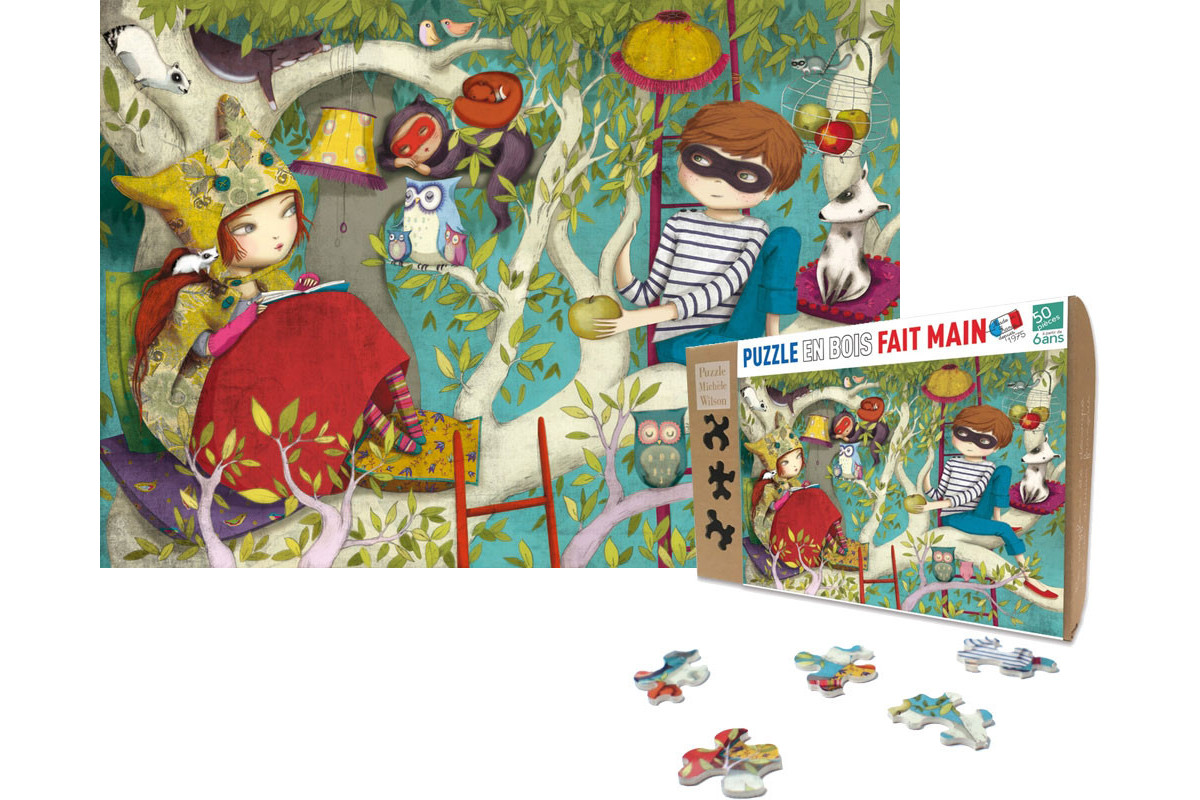 La Lecture - Lebot - puzzle Michèle Wilson 50 pièces