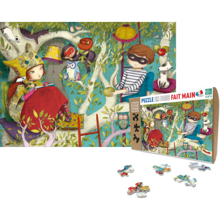 La Lecture - Lebot - puzzle Michèle Wilson 50 pièces
