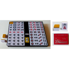 Mahjong grandes tuiles 32x24mm non marquées