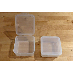 Boîte carrée polypropylène 85x40 (unité)