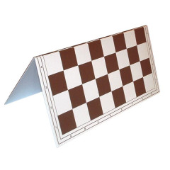 Echiquier vinyle rigide case 50mm marron