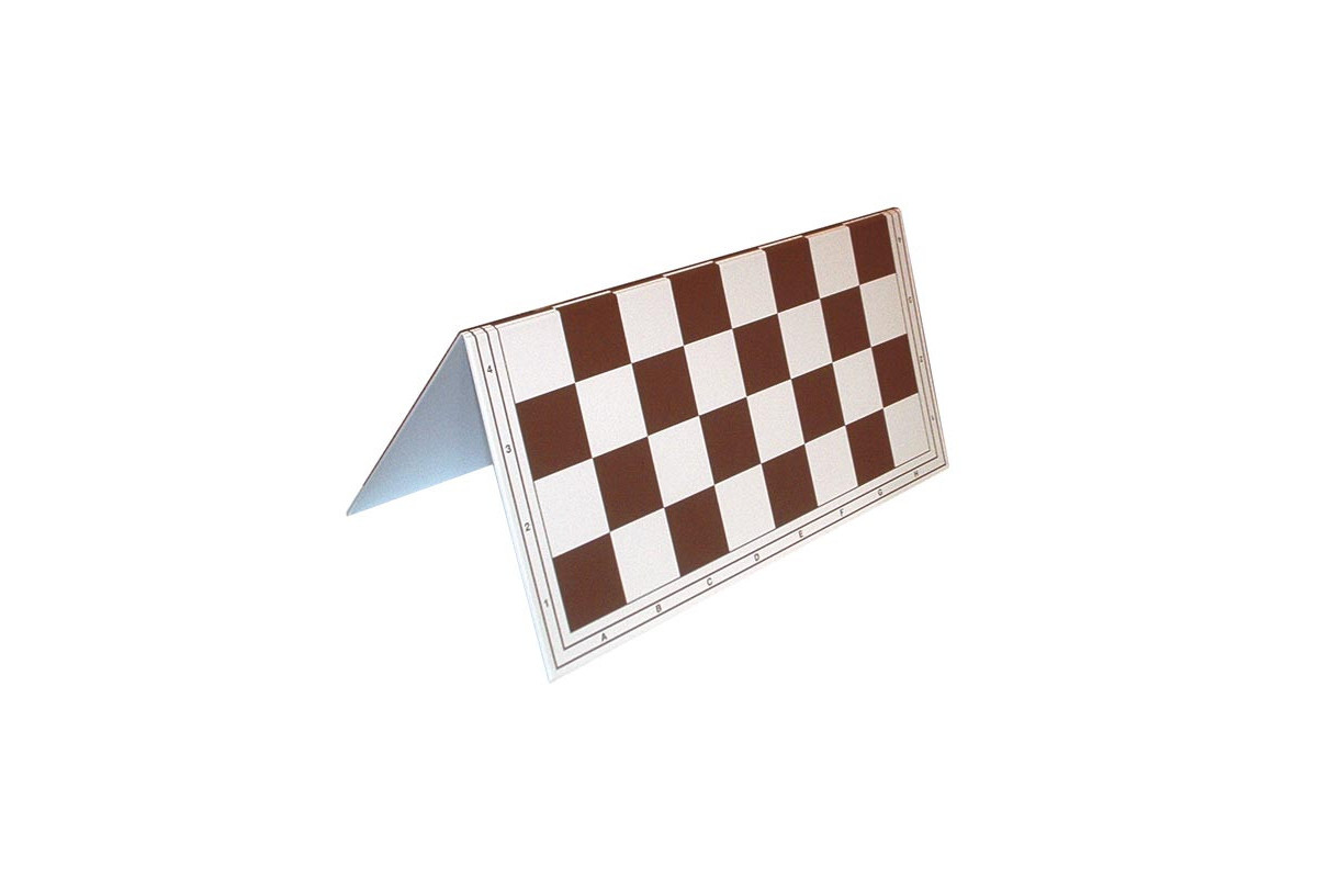 Echiquier vinyle rigide case 50mm marron