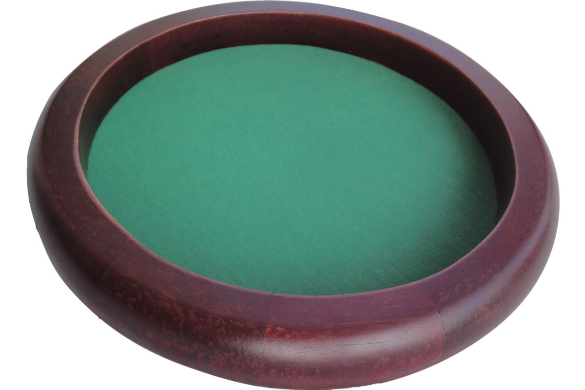 Piste de dés bois brun 35cm