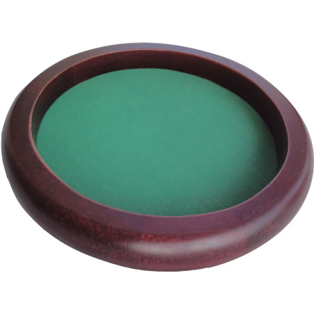 Piste de dés bois brun 35cm