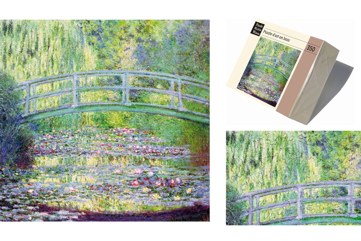 Le Pont Japonais - Monet - puzzle Michèle Wilson 350 pièces