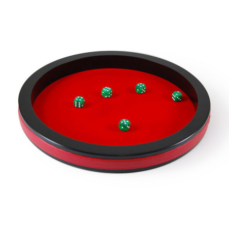 Piste de dés Prestige 43cm rouge