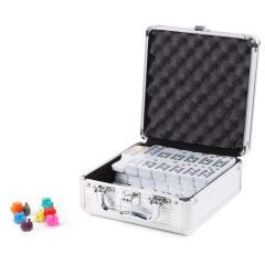 Domino Mexican Train Coffret Alu (Dominos mexicains double 12)