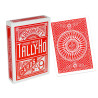 Cartes Tally-Ho Circle dos rouge