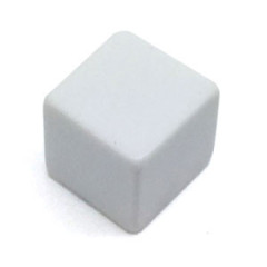 Dé 6 vierge 16mm BLANC