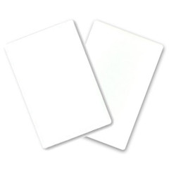 5 cartes Bicycle Magic double face blanche