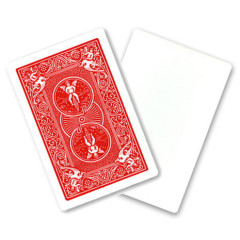 5 cartes Bicycle Magic face blanche / dos rouge