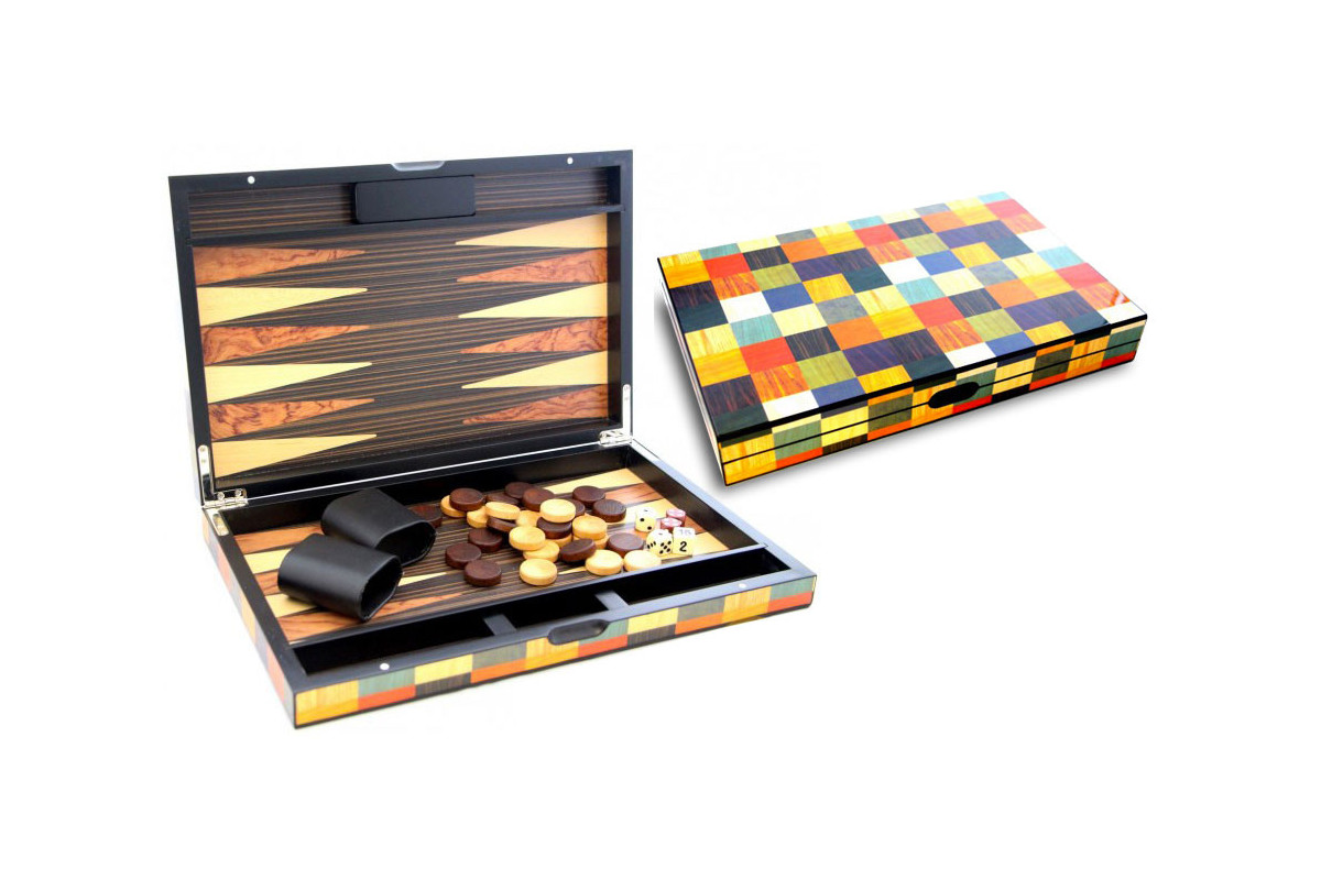Backgammon Prestige Arlequin 38cm