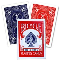Bicycle Magic double dos rouge/bleu