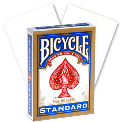 Bicycle Magic double face blanche