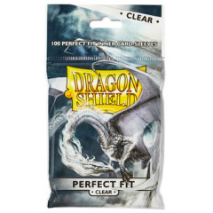 100 Protège-cartes 63x88mm (Perfect Fit - Dragon Shield)