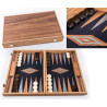 Backgammon Premium Noyer / Chêne sombre 60cm