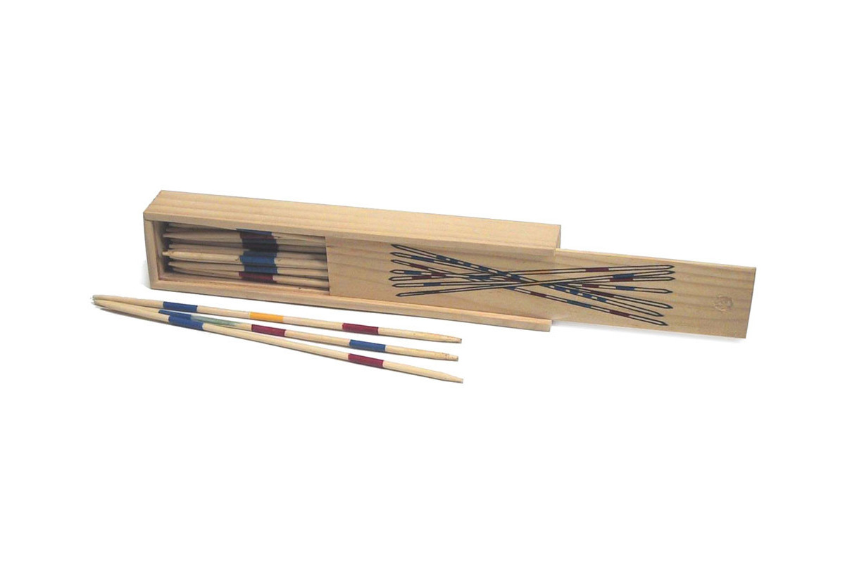 Mikado 18cm boîte en bois