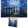 Nuit étoilée sur le Rhône - Van Gogh - puzzle Michèle Wilson 150 pièces