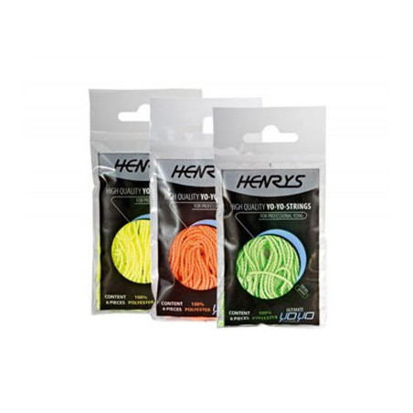 Ficelles Yoyo fluo Henry's (x6)
